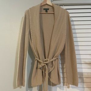 Ralph Lauren cardigan with belt